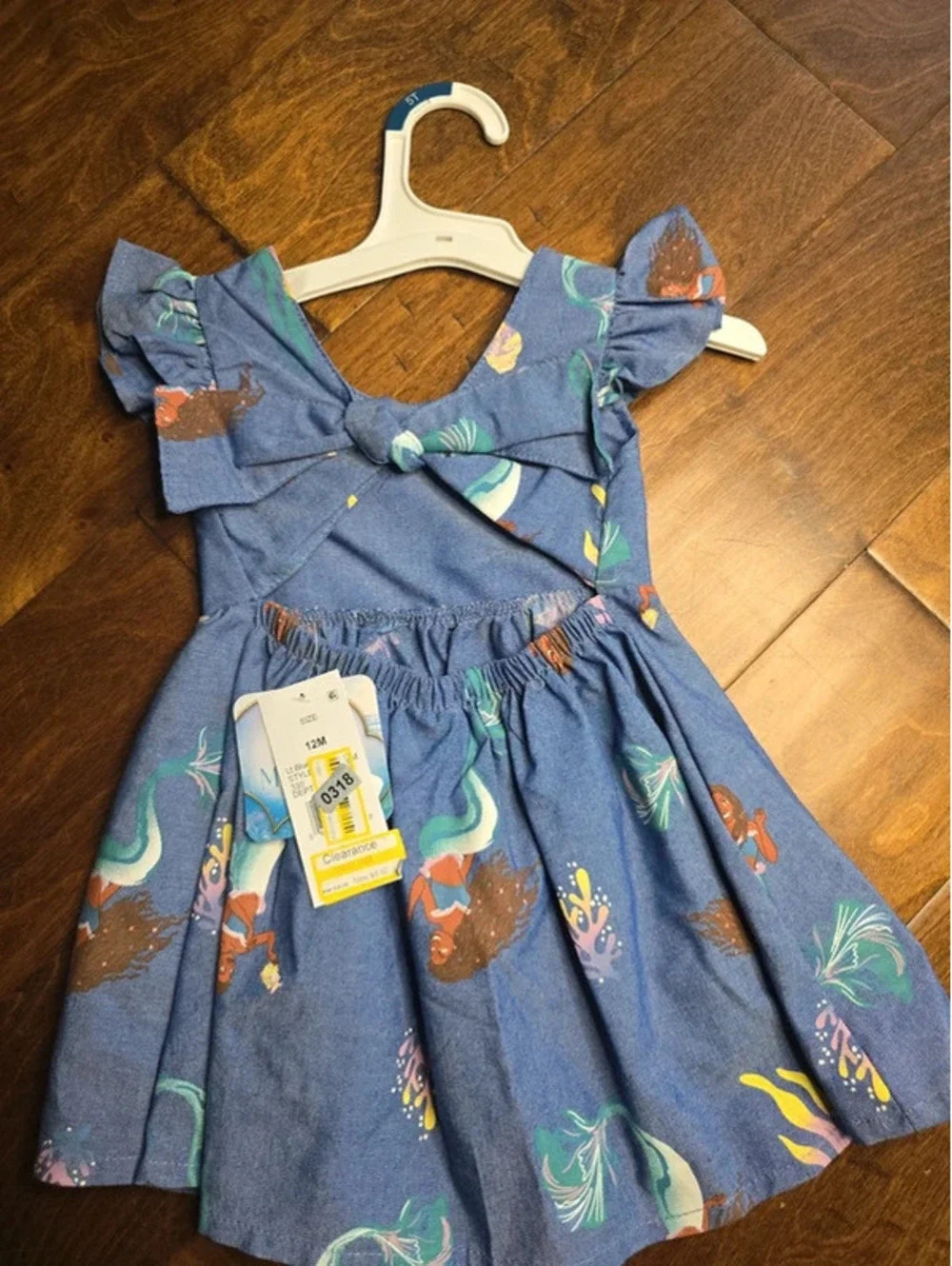 12m brand new disney, the little mermaid dress item 318G4